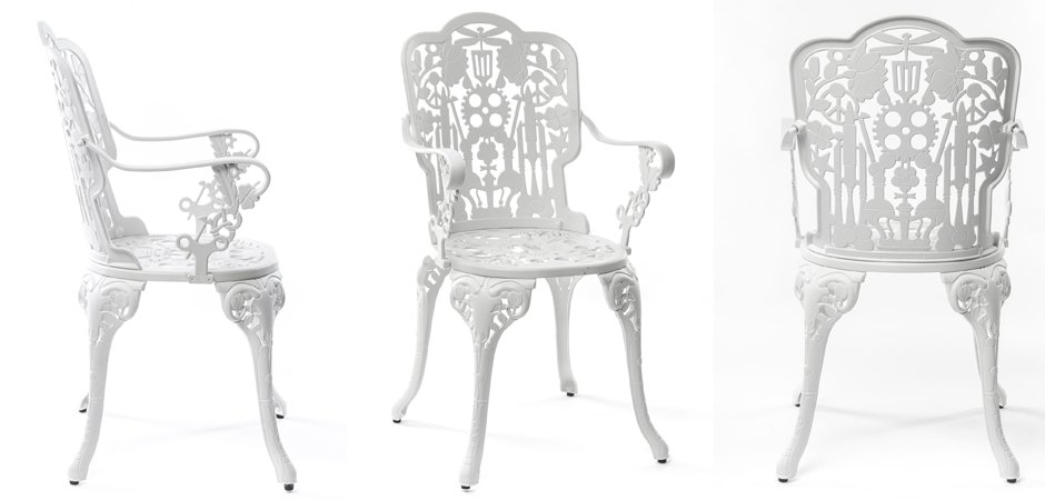 Стул Seletti Industry Collection ALUMINIUM ARMCHAIR – WHITE Стул Seletti Industry Collection ALUMINIUM ARMCHAIR – WHITE - Loft-Concept в Перми