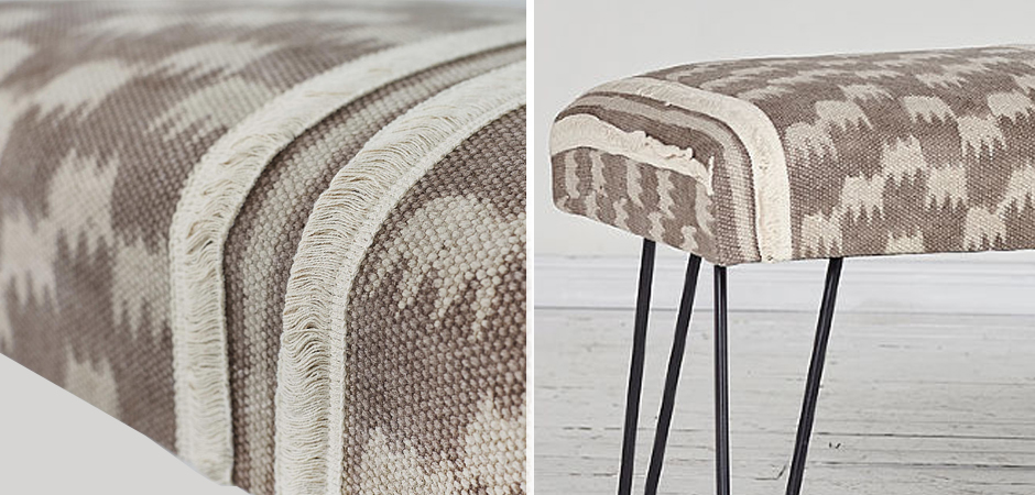 Оттоманка Beige Kilim Ornament Оттоманка Beige Kilim Ornament - Loft-Concept в Перми