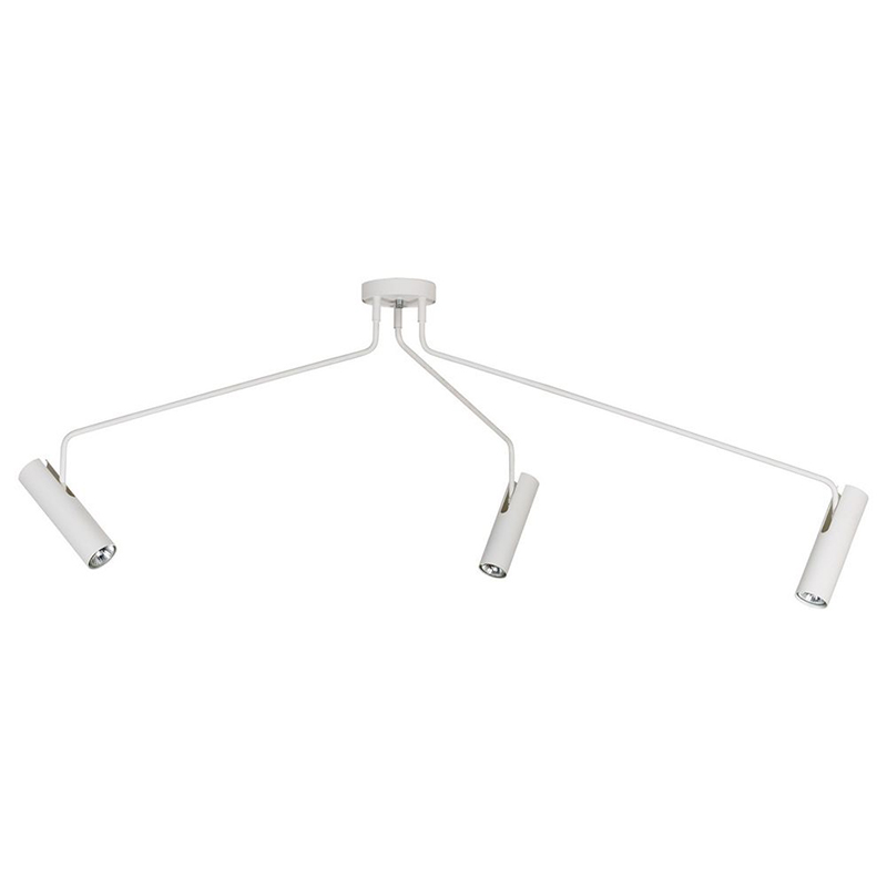 Потолочный светильник Tibo Branches Trumpet Tube white 3 Белый в Перми | Loft Concept 