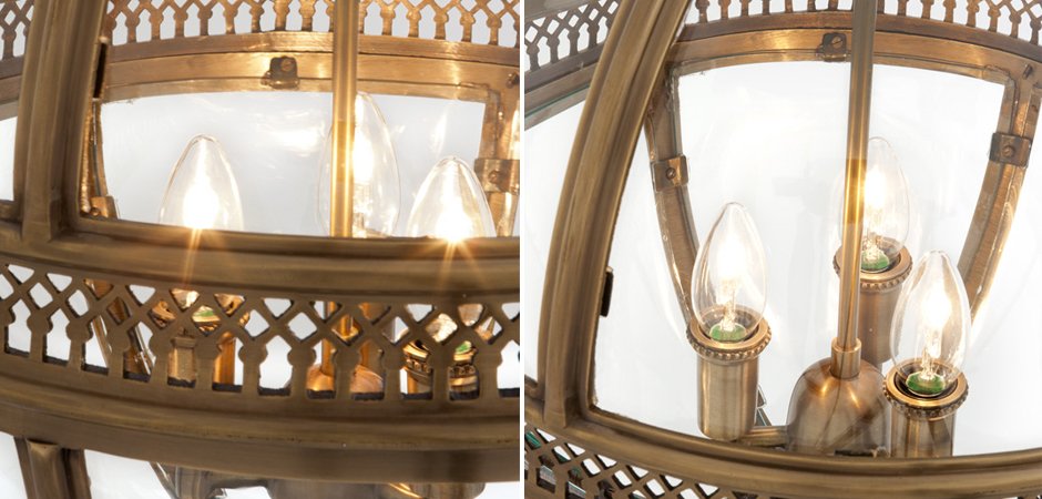 Люстра Lantern Residential Brass M Люстра Lantern Residential Brass M - Loft-Concept в Перми