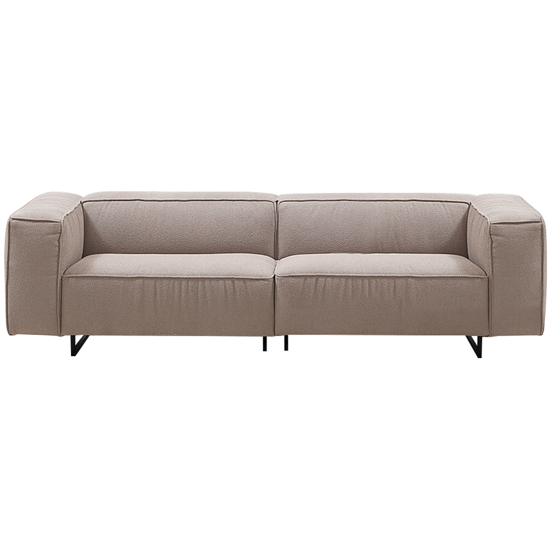 Диван Bastien Soft Beige Sofa Бежевый Черный в Перми | Loft Concept 