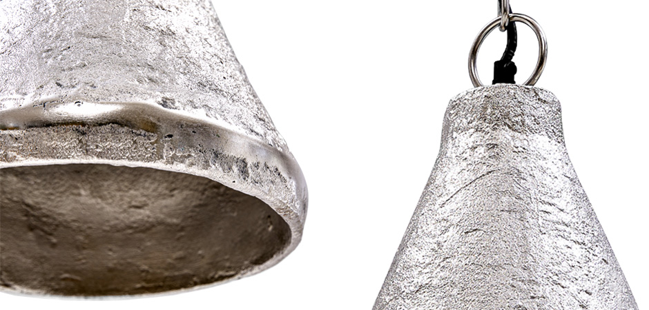 Подвесной светильник Rough Silver Pendant Подвесной светильник Rough Silver Pendant - Loft-Concept в Перми