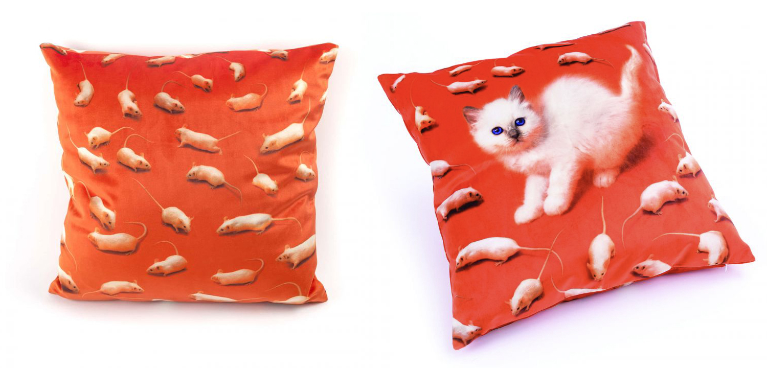 Подушка Seletti Cushion Kitten - фото