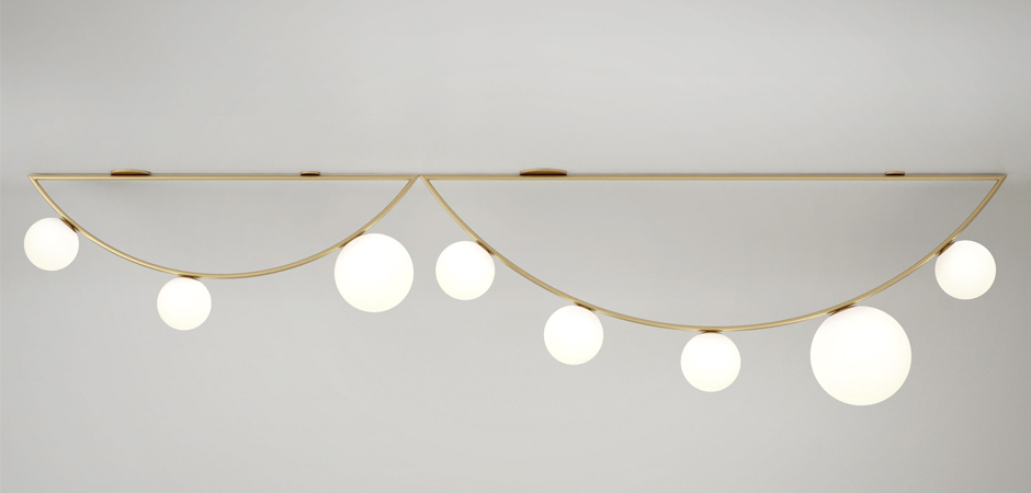 Потолочный светильник Atelier Areti Girlande Ceiling Crescent 5 Потолочный светильник Atelier Areti Girlande Ceiling Crescent 5 - Loft-Concept в Перми
