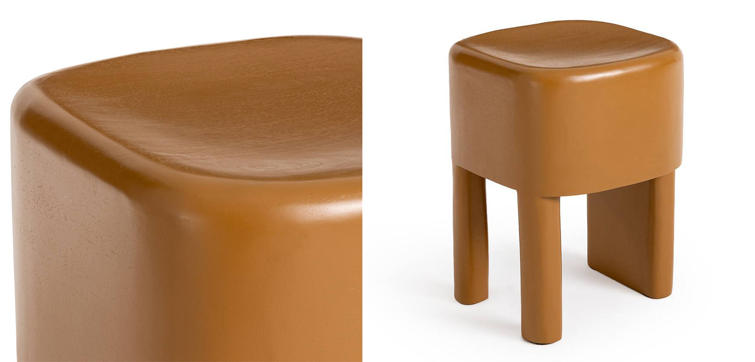 Приставной стол Mordred Mango Orange Side Table - фото