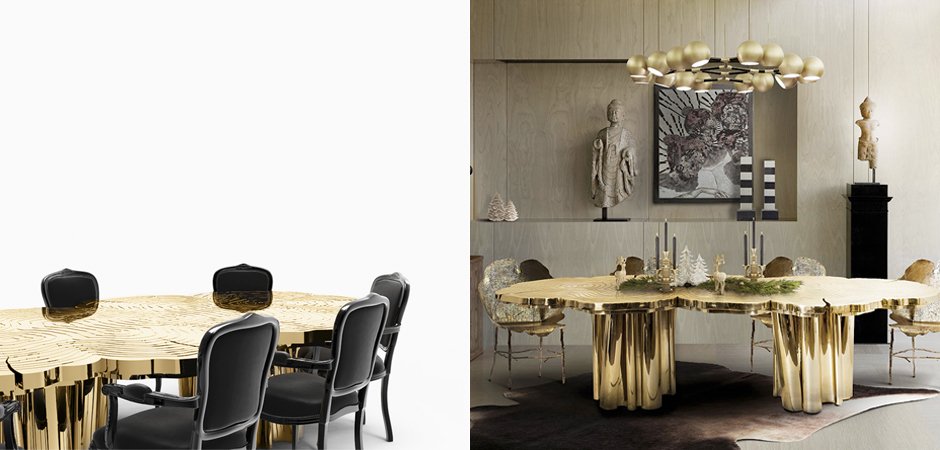 Обеденный стол Fortuna dining table by Boca do lobo Обеденный стол Fortuna dining table by Boca do lobo - Loft-Concept в Перми