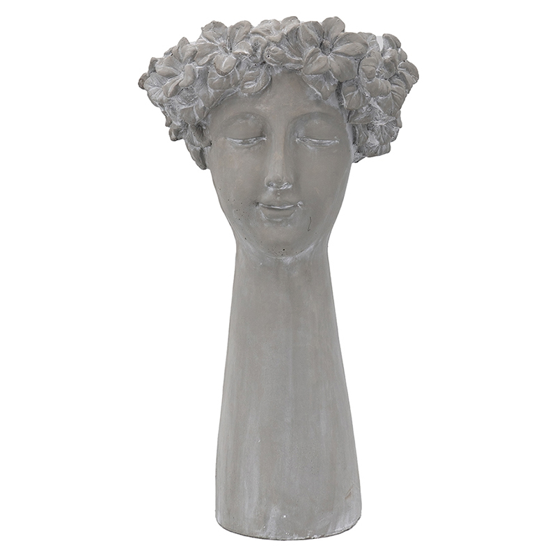 Ваза Agata Bust Vase Серый в Перми | Loft Concept 