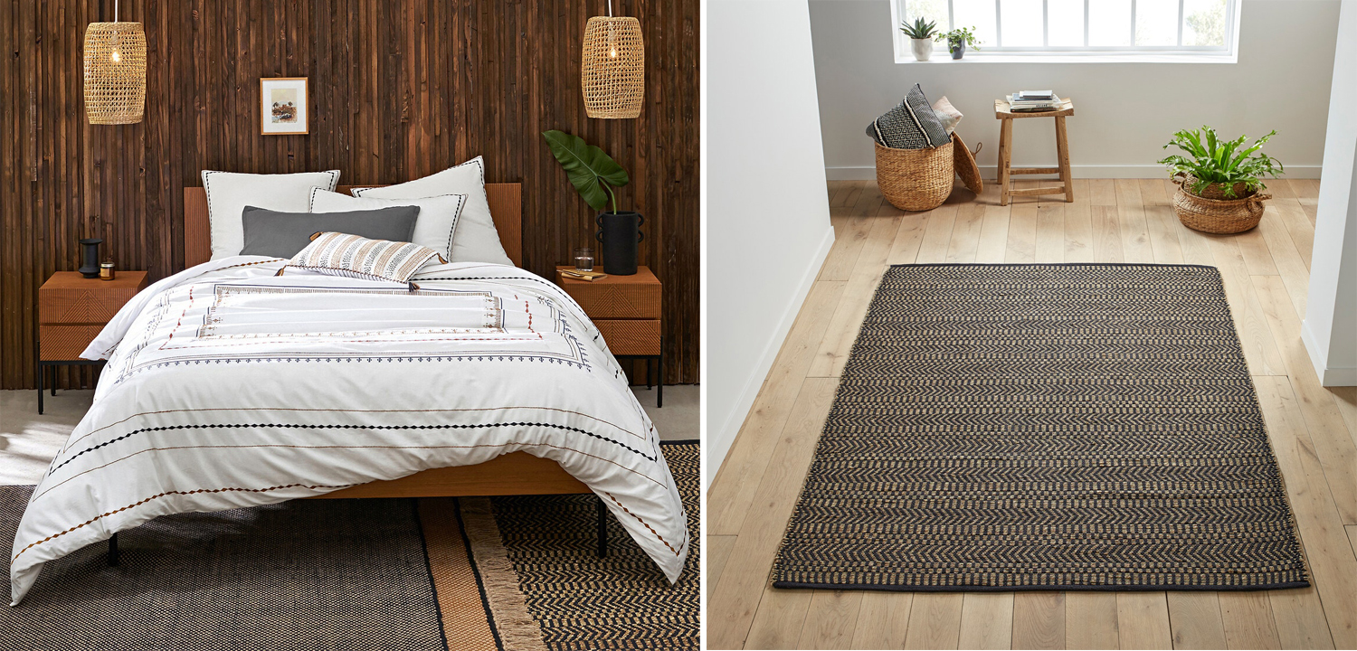 Ковер Zig Zag Carpet black - фото №1