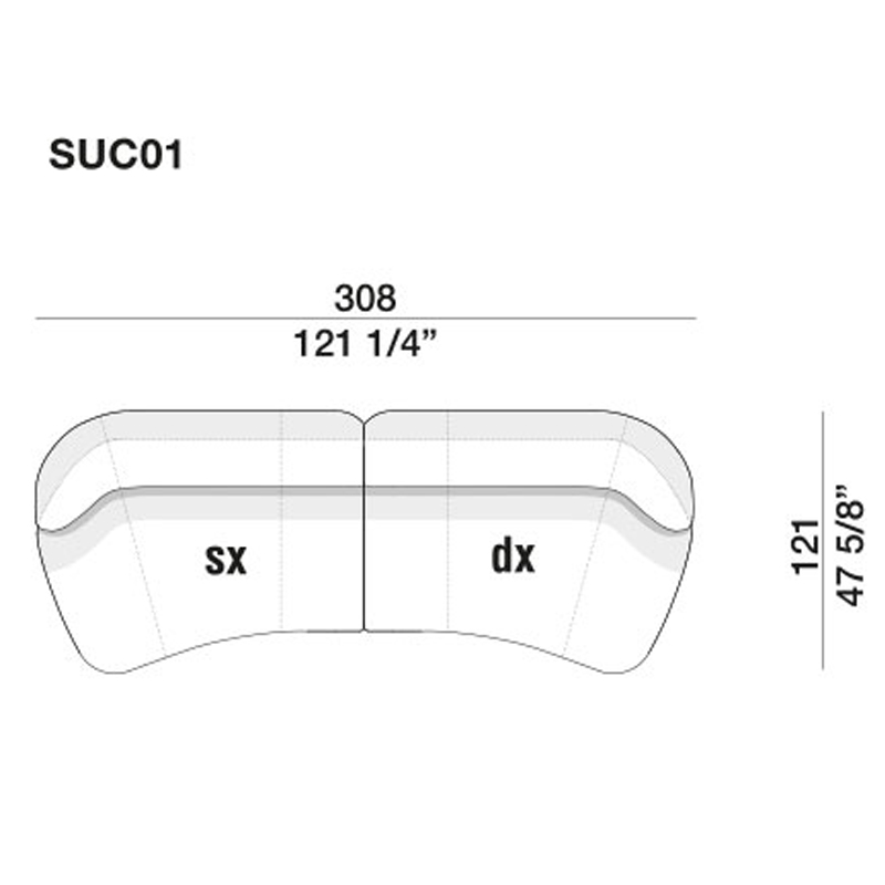 Дизайнерский модульный диван SURF Modular Sofa в Перми