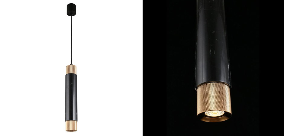 Подвесной светильник Cocktail Tube Черный Подвесной светильник Cocktail Tube Черный - Loft-Concept в Перми