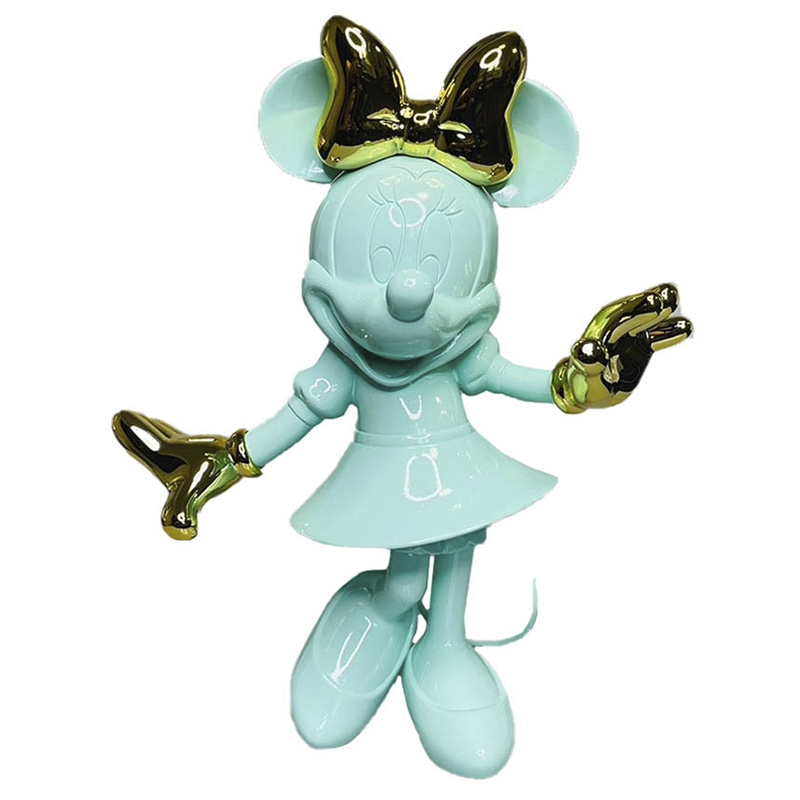 Статуэтка Минни Маус зеленого цвета Minnie Mouse Green Figurine  Салатовый в Перми | Loft Concept 