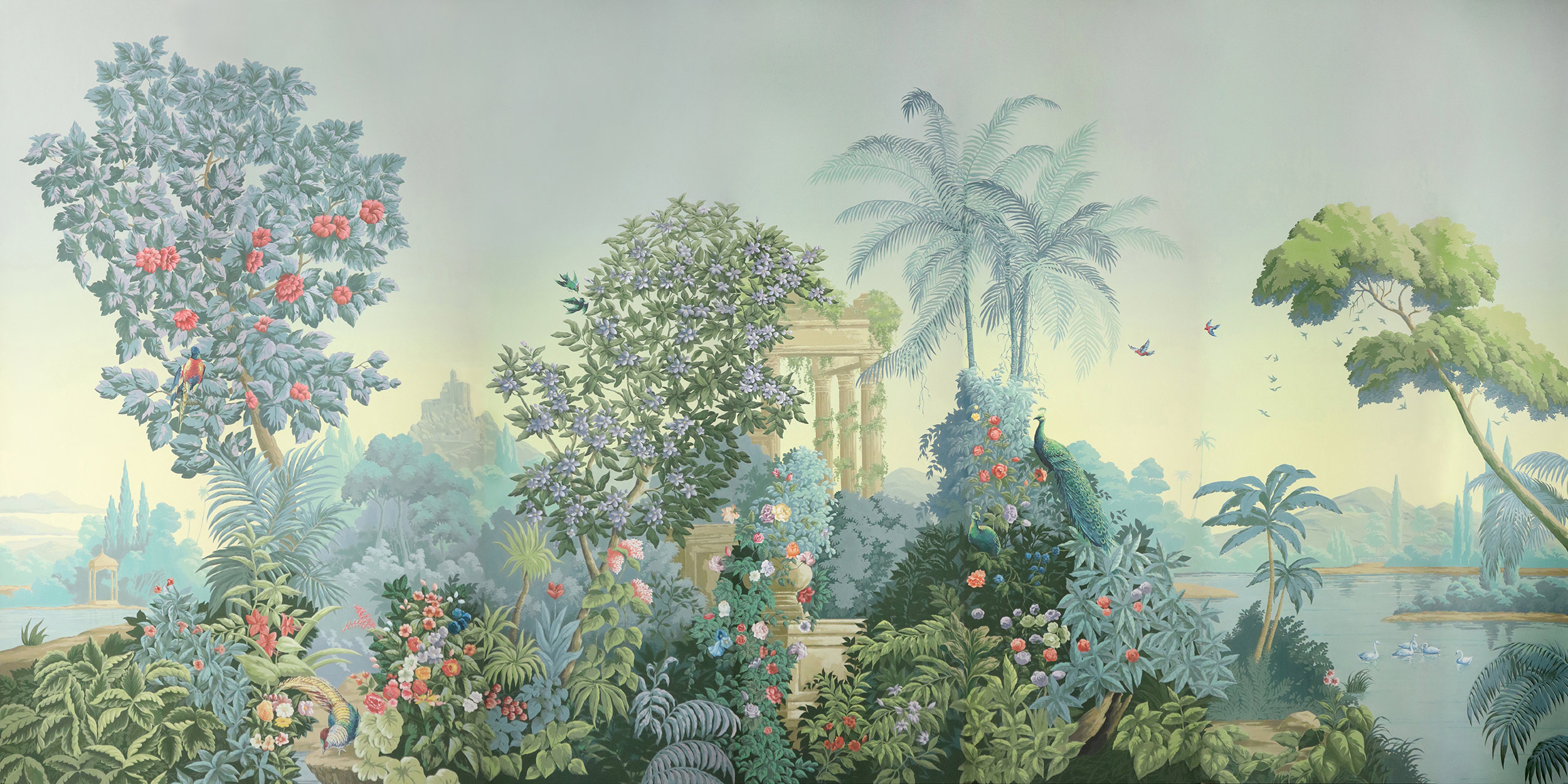 Обои ручная роспись Paradise Lost Celeste on scenic paper Обои ручная роспись Paradise Lost Celeste on scenic paper - постер Loft-Concept в Перми