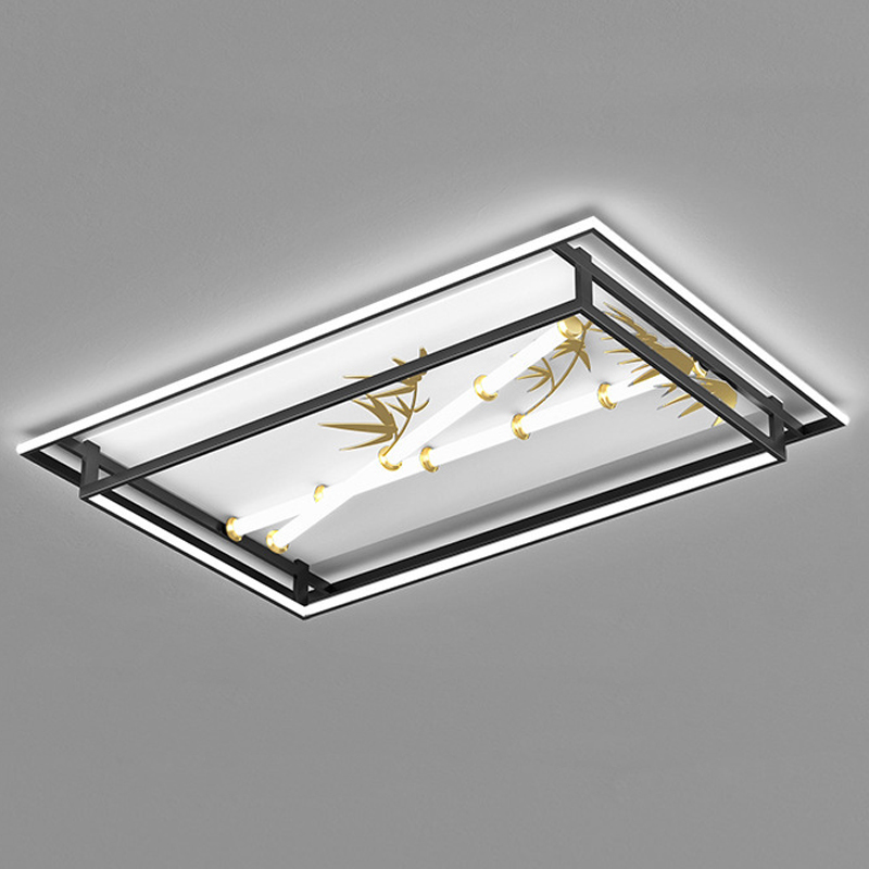 Потолочный Светильник в Японском стиле Бамбук Japanese Style Bamboo Ceiling Light Черный Золотой Белый Потолочный Светильник в Японском стиле Бамбук Japanese Style Bamboo Ceiling Light Черный Золотой Белый в Перми | Loft Concept