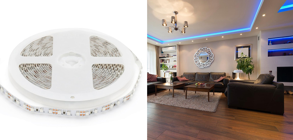 Светодиодная лента 9,6W/m 120LED/m 3528SMD синий 5M Светодиодная лента 9,6W/m 120LED/m 3528SMD синий 5M - Loft-Concept в Перми