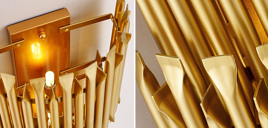 Бра MATHENY III WALL LAMP by DELIGHTFULL Gold Бра MATHENY III WALL LAMP by DELIGHTFULL Gold - Loft-Concept в Перми