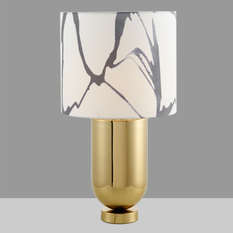 Настольная лампа Adeline Gold Table Lamp Золотой Белый в Перми | Loft Concept 