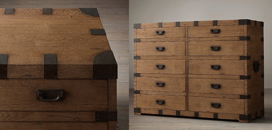 Комод в винтажном стиле Vintage Antique Oak Big Комод в винтажном стиле Vintage Antique Oak Big - Loft-Concept в Перми