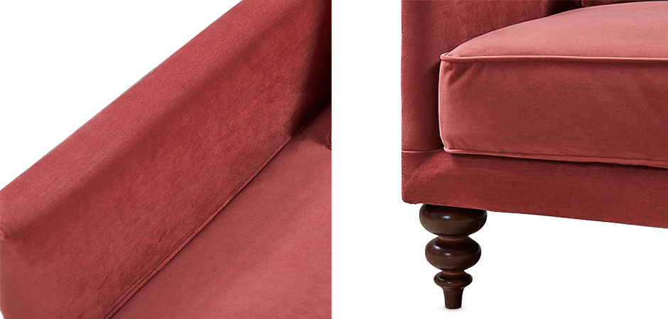 Диван Graceful Details Sofa Crimson Диван Graceful Details Sofa Crimson - Loft-Concept в Перми