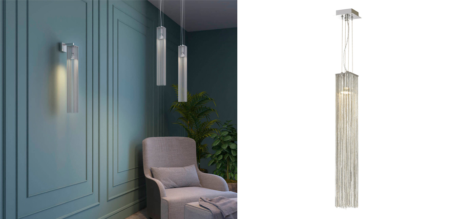 Подвесной светильник Atlantis Chain Nickel One Подвесной светильник Atlantis Chain Nickel One - Loft-Concept в Перми