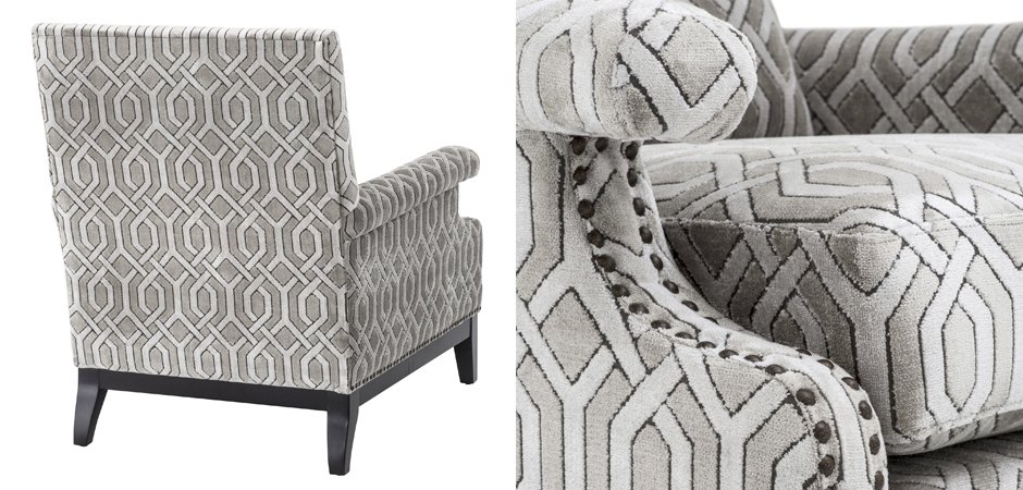 Кресло Eichholtz Chair Goldoni Grey Кресло Eichholtz Chair Goldoni Grey - Loft-Concept в Перми