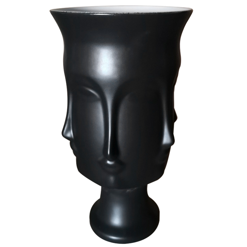 Декоративная ваза Jonathan Adler DORA MAAR URN Black Vase Черный в Перми | Loft Concept 