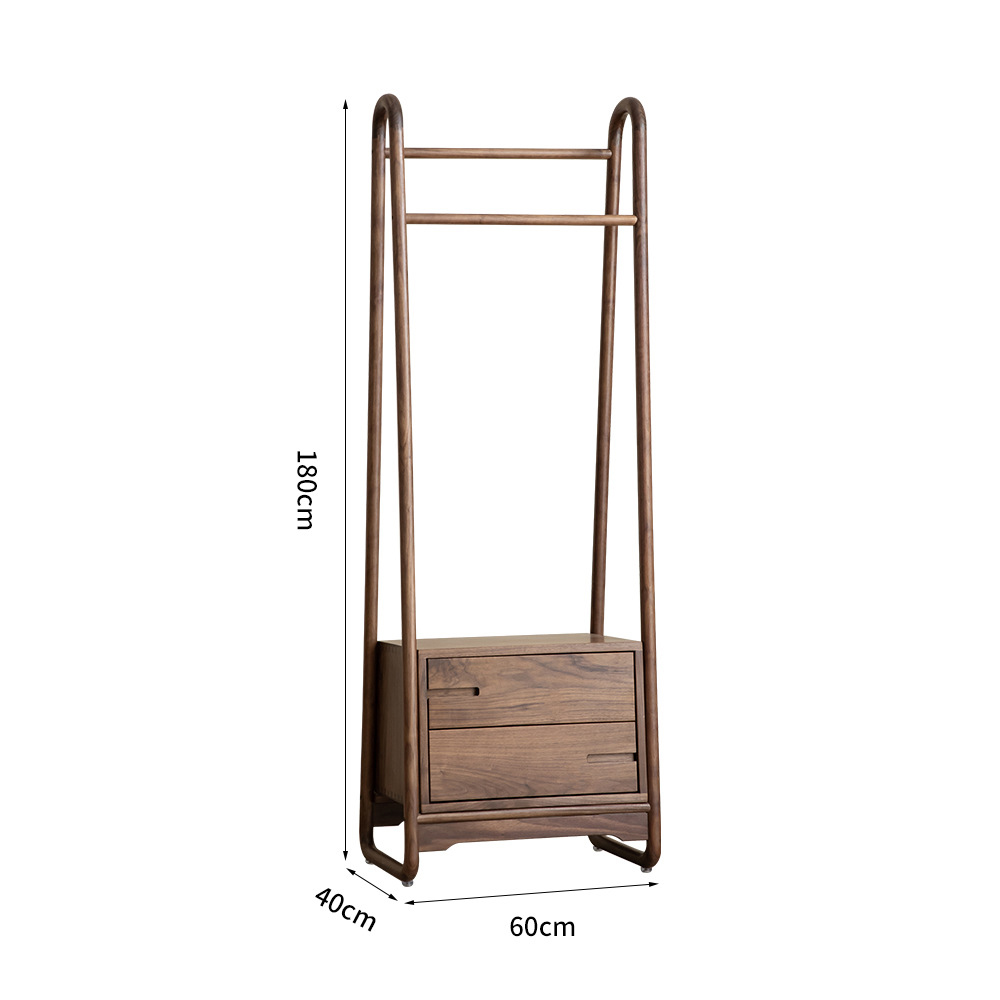 Вешалка деревянная с 2- мя ящиками Moon Walnut Furniture Вешалка деревянная с 2- мя ящиками Moon Walnut Furniture в Перми
