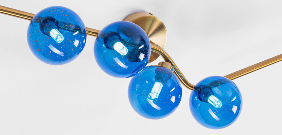 Бра Cherry FLUSH MOUNT Wall Lamp blue Бра Cherry FLUSH MOUNT Wall Lamp blue - Loft-Concept в Перми