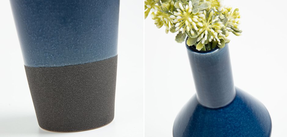 Ваза Blue Craquelure Ваза Blue Craquelure - Loft-Concept в Перми