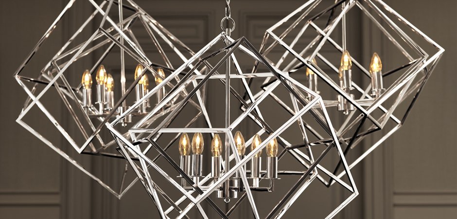 Подвесной светильник КУБ Matrix цвет Nickel Подвесной светильник КУБ Matrix цвет Nickel - Loft-Concept в Перми