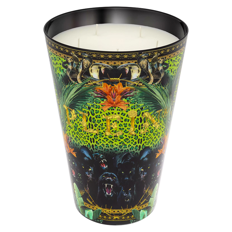 Свеча Philipp Plein Candle Jungle XL Черный Мульти в Перми | Loft Concept 