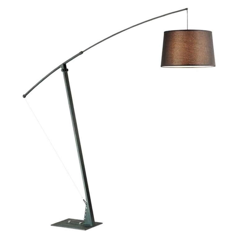 Торшер Floor Lamp Colin black Коричневый в Перми | Loft Concept 