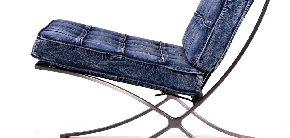 Кресло Barcelona Denim Кресло Barcelona Denim - Loft-Concept в Перми