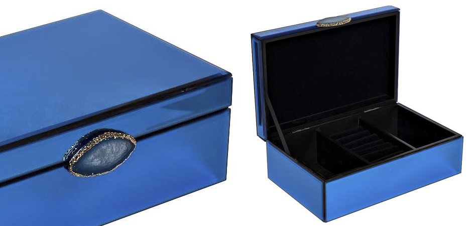 Шкатулка Blue Surprise Parallelepiped Шкатулка Blue Surprise Parallelepiped - Loft-Concept в Перми