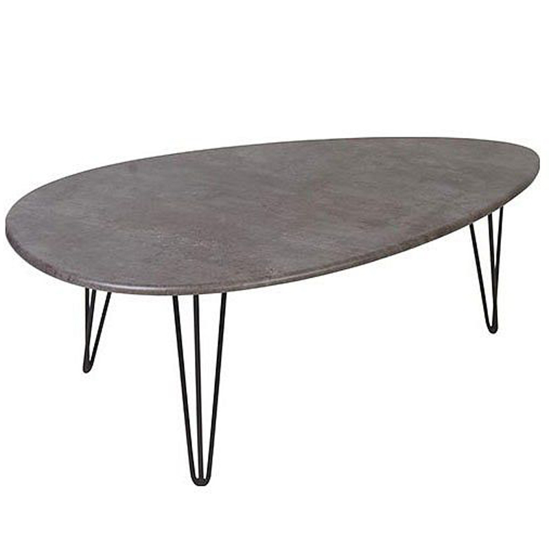 Кофейный стол Dorian Coffee Table gray Серый бетон в Перми | Loft Concept 