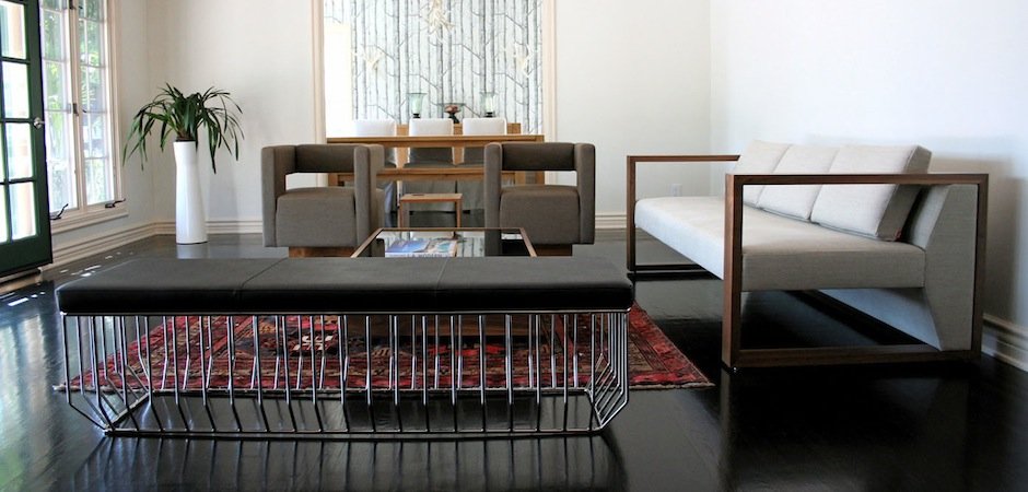 Банкетка Reza Feiz leather Bench Банкетка Reza Feiz leather Bench - Loft-Concept в Перми