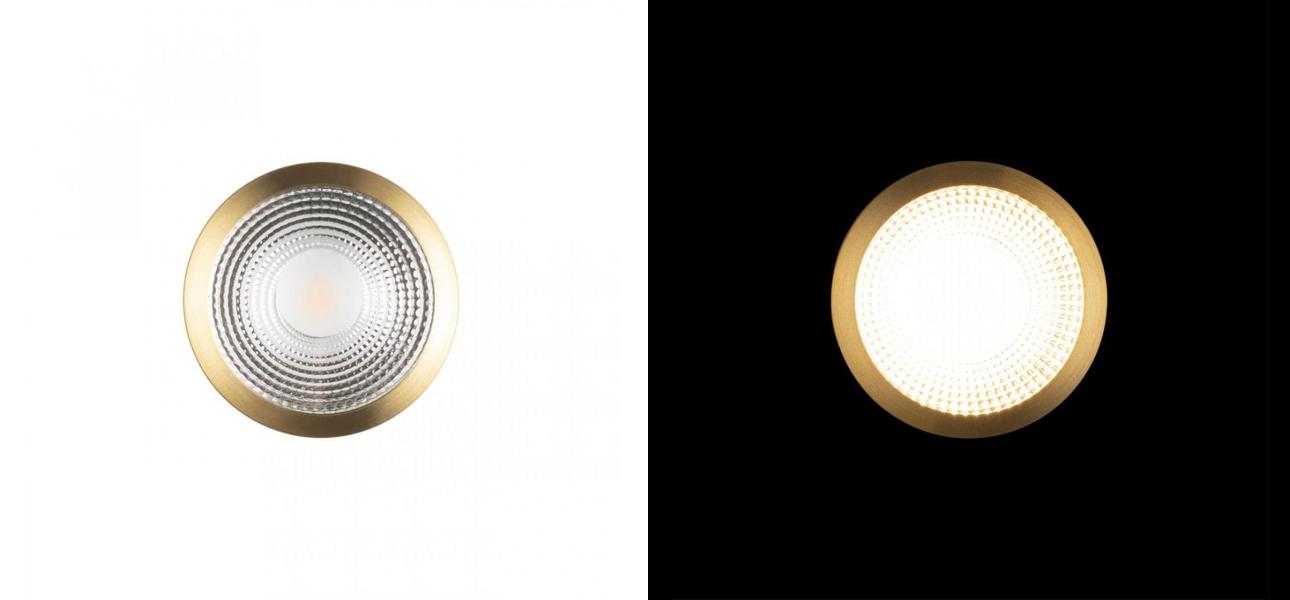 Светильник потолочный Top View Gold 60 см - фото