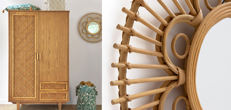 Зеркало Mirror Rattan Round D65 Зеркало Mirror Rattan Round D65 - Loft-Concept в Перми