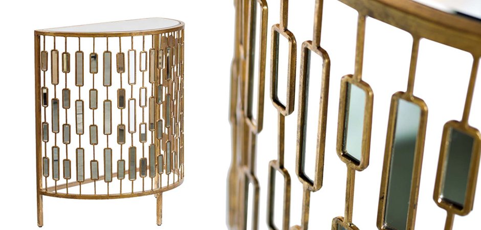 Консоль зеркальная Mirror Inserts Сonsole Консоль зеркальная Mirror Inserts Сonsole - Loft-Concept в Перми