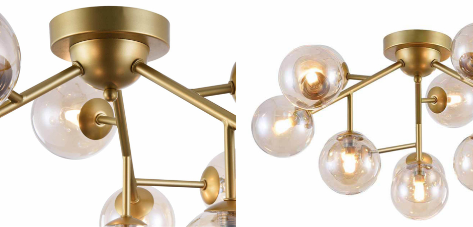 Потолочный Светильник Berries Chandelier Amber 60 Потолочный Светильник Berries Chandelier Amber 60 - Loft-Concept в Перми