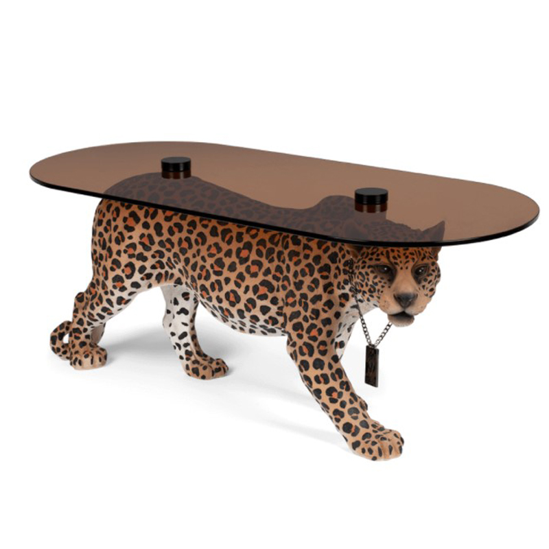 Кофейный стол DOPE AS HELL COFFEE TABLE SPOTTED Коричневый в Перми | Loft Concept 