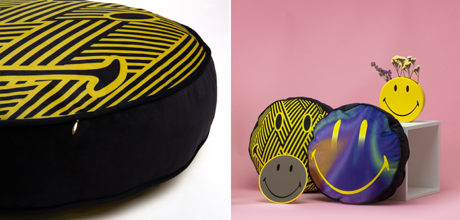 Подушка Zig-Zag Cushion Smiley Подушка Zig-Zag Cushion Smiley - Loft-Concept в Перми