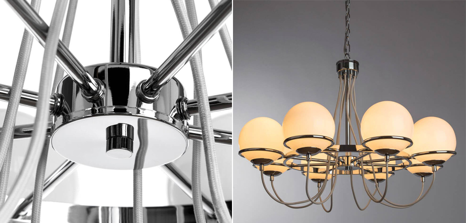 Люстра Melissa Chandelier Chromium Люстра Melissa Chandelier Chromium - Loft-Concept в Перми
