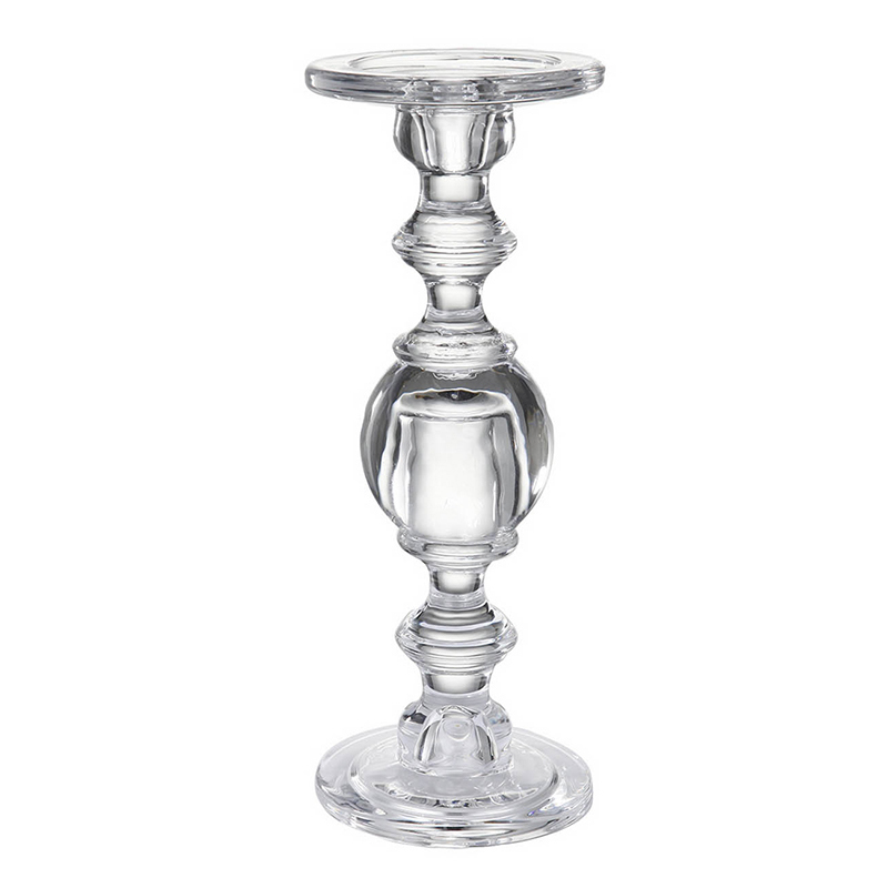 Подсвечник Glass Candlestick I Прозрачное Стекло в Перми | Loft Concept 