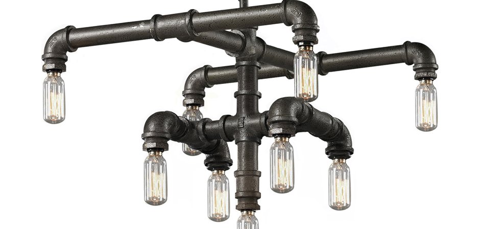 Люстра Water Pipe Connect T9 II Люстра Water Pipe Connect T9 II - Loft-Concept в Перми