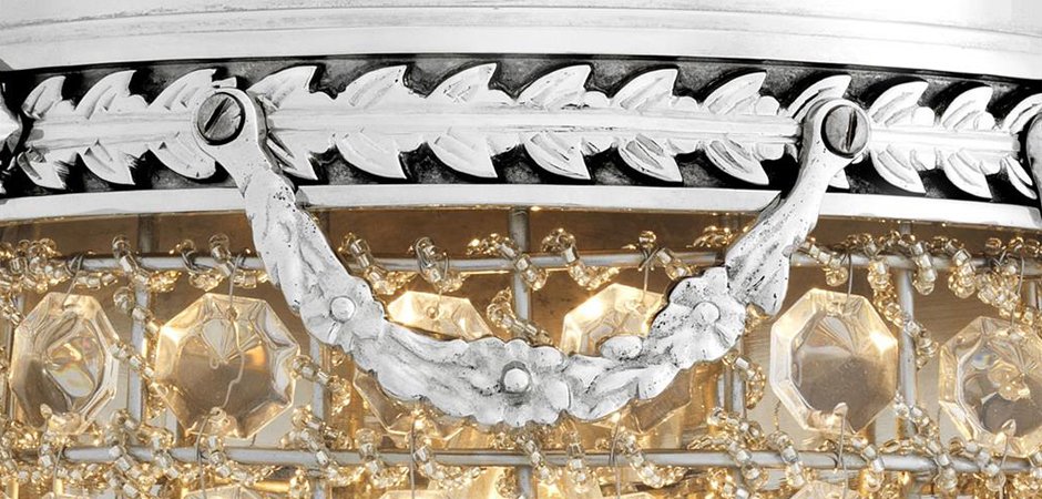 Бра Eichholtz Wall Lamp Emperor Nickel - Loft-Concept в Перми