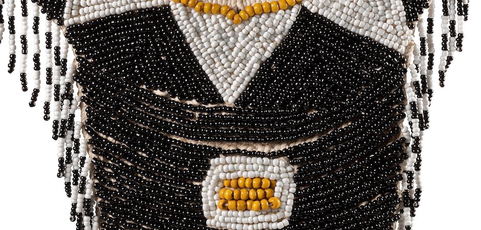 Африканское Ожерелье на подставке NECKLACE BEADS BLACK WHITE MUSTARD Африканское Ожерелье на подставке NECKLACE BEADS BLACK WHITE MUSTARD - Loft-Concept в Перми