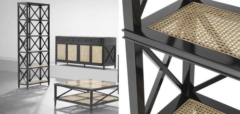 Стеллаж Eichholtz Cabinet Bahamas Стеллаж Eichholtz Cabinet Bahamas - Loft-Concept в Перми