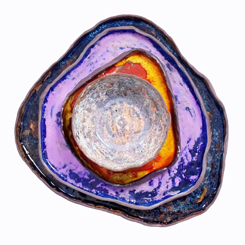Сет из 3-х тарелок «LABRADORITE» Синий Оранжевый Серый Фиолетовый Сет из 3-х тарелок «LABRADORITE» Синий Оранжевый Серый Фиолетовый в Перми | Loft Concept