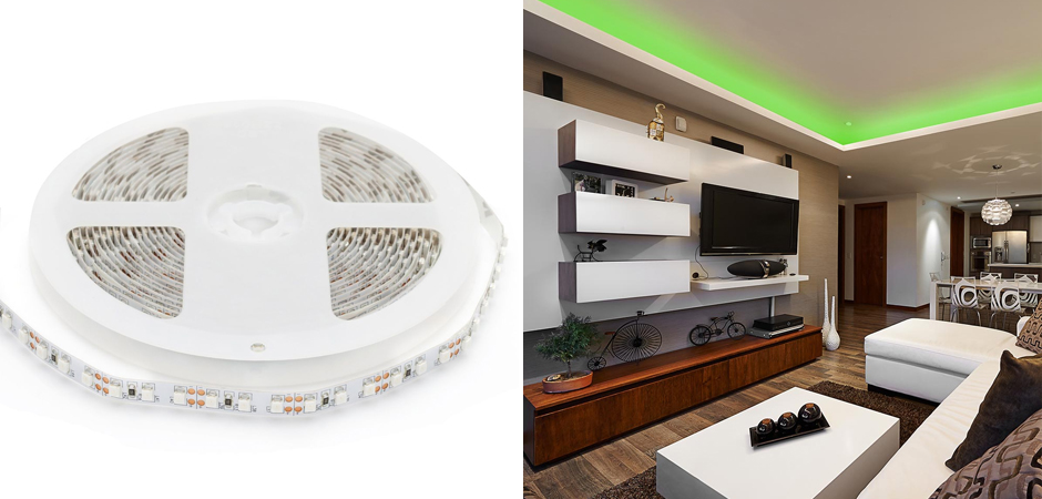 Светодиодная лента 9,6W/m 120LED/m 3528SMD зеленый 5M Светодиодная лента 9,6W/m 120LED/m 3528SMD зеленый 5M - Loft-Concept в Перми