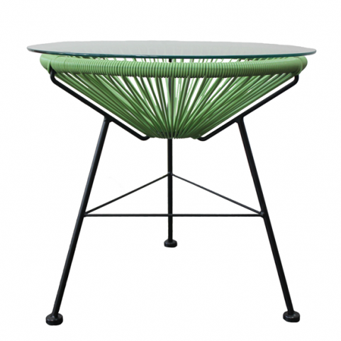 Приставной стол Acapulco side table Green Морская синь Желтый Зеленый Белый Оранжевый Черный в Перми | Loft Concept 